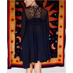 ✨sheer black duster✨